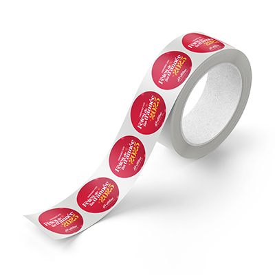 Etiquettes en rouleaux standard