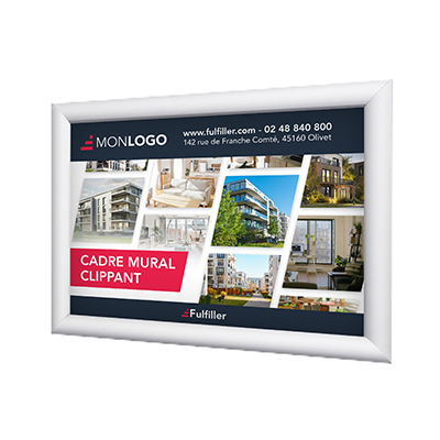 Cadre mural clippant