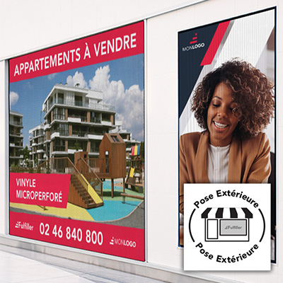 Vinyle microperforé