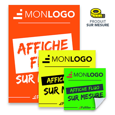 Affiche FLUO sur-mesure