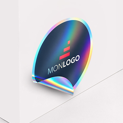 Autocollant holographique
