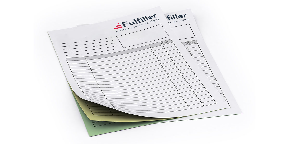 Liasse 3 feuilles format A4 - 100 exemplaires