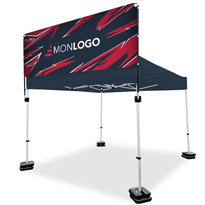 Sky Banner Horizontal pour Tente 3x3