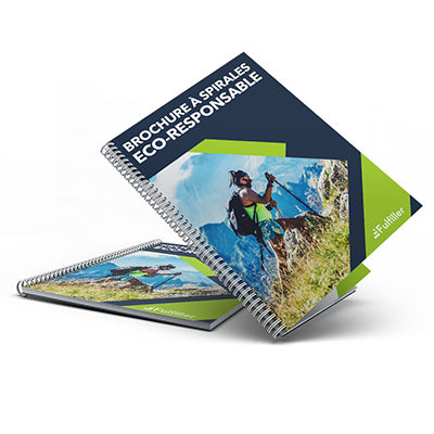 Brochure à spirales Eco responsable