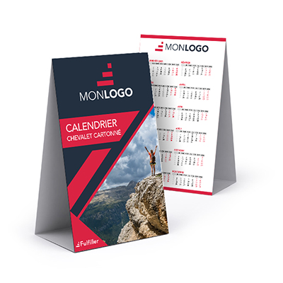 Calendrier chevalet cartonné
