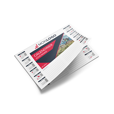 Calendrier sous mains
