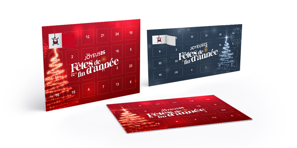 Carte postale Calendrier de l'Avent