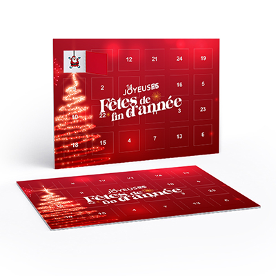 Carte postale Calendrier de l'Avent