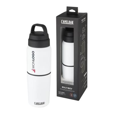 Bouteille MultiBev de 500 ml en acier inoxydable à isolation sous vide et gobelet de 350 ml