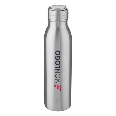 Bouteille d'eau Harper de 700 ml en acier inoxydable certifié RCS avec boucle métallique