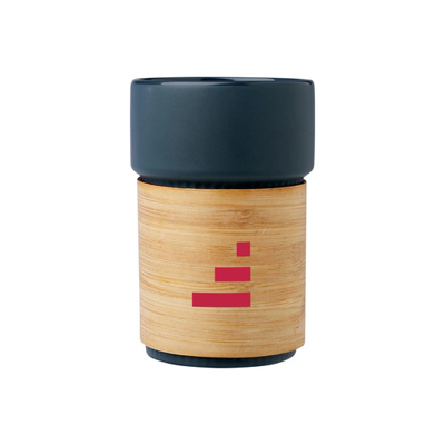 Gobelet Fika de 340 ml avec couvercle en bambou