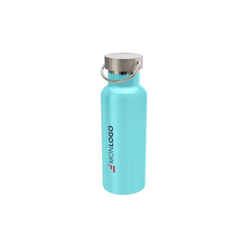 Bouteille d’eau Thor de 500 ml en acier inoxydable certifié RCS