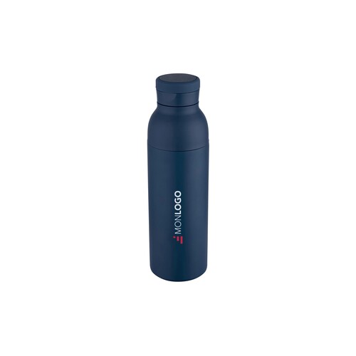 Bouteille avec isolation sous vide Illuminate double paroi de 650 ml en acier inoxydable recyclé certifié RCS