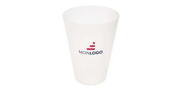 Gobelet Glastonbury en plastique réutilisable de 300 ml