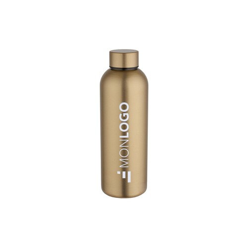 Bouteille d’eau Spring de 750 ml en acier inoxydable recyclé certifié RCS à simple paroi