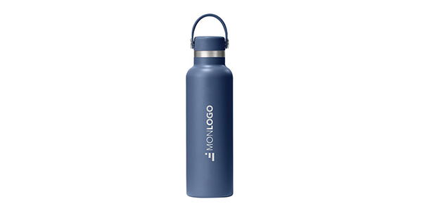 Gourde isotherme en acier inoxydable Hydro Flask à goulot standard, 621 ml, avec bouchon à paille