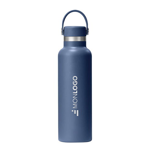 Gourde isotherme en acier inoxydable Hydro Flask à goulot standard, 621 ml, avec bouchon à paille