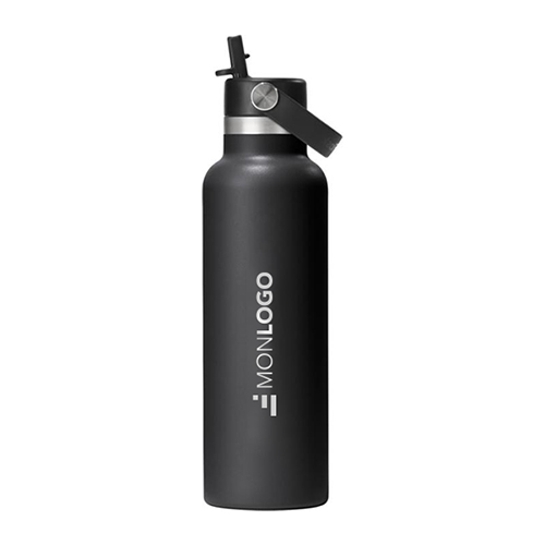 Gourde Hydro Flask à goulot standard, 621 ml, en acier inoxydable isotherme