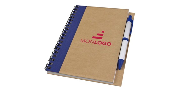 Carnet de notes recyclé avec stylo Priestly
