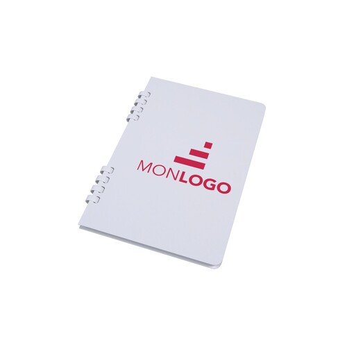 Carnet de notes à spirales Fil A5 à couverture rigide en papier recyclé RCS