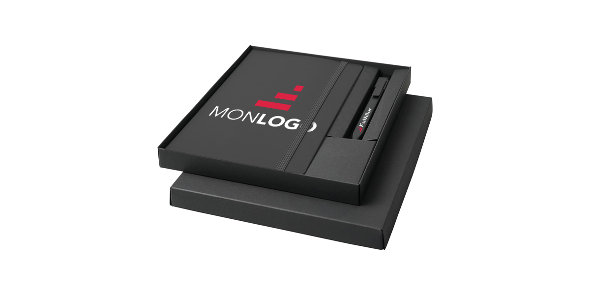 Coffret cadeau avec cahier A5 et stylo Moleskine