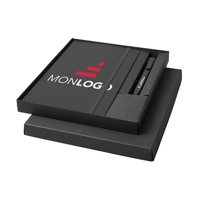 Coffret cadeau avec cahier A5 et stylo Moleskine