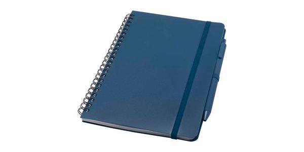 Carnet à couverture rigide d’origine océanique Thalaasa A5 avec stylo bille (encre noire)