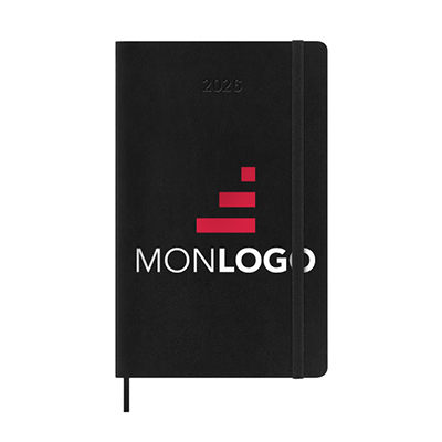 Agenda L quotidien 12 mois Moleskine à couverture souple