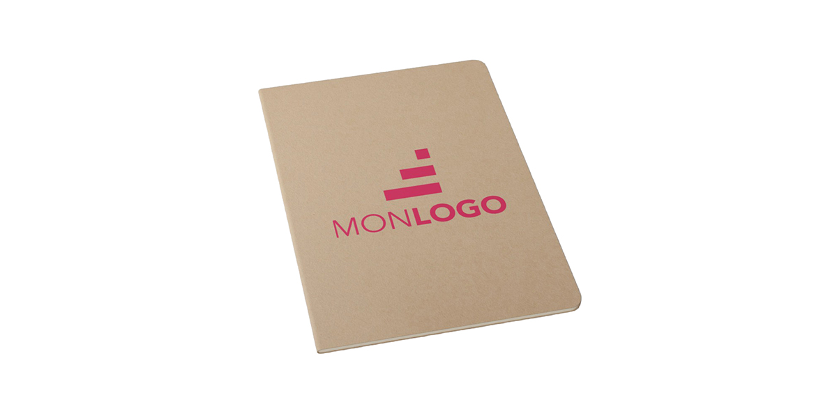 Carnet A5 en kraft avec pages lignées Slyk