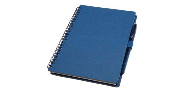 Carnet A5 à couverture souple réutilisable et parure de stylos Slate (encre noire)