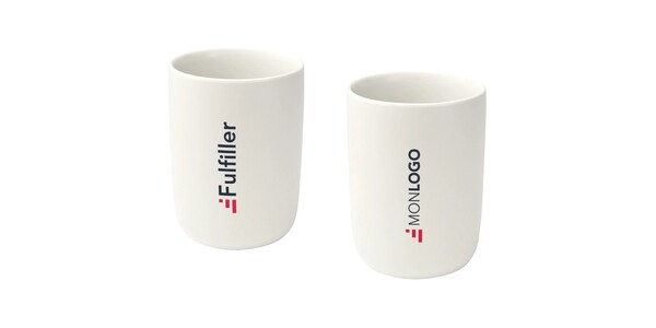 Tasses en céramique Male de 350 ml - set de 2 en finition mate