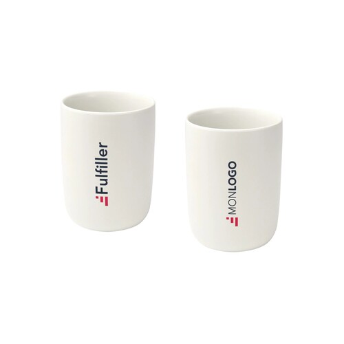 Tasses en céramique Male de 350 ml - set de 2 en finition mate