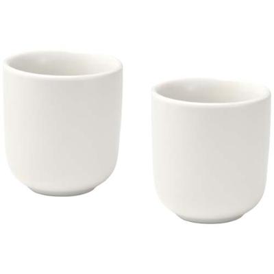 Tasses à expresso Male en céramique de 90 ml - set de 2 en finition mate