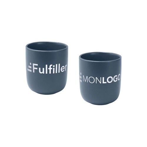 Tasses en céramique Male de 200 ml - set de 2 en finition mate