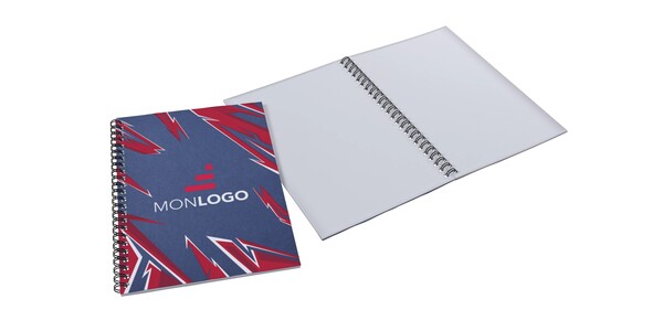 Carnet de notes spirales Desk-Mate® A5 coloré