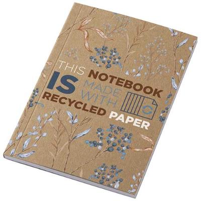 Carnet A6 à couverture souple recyclée en kraft Novella Austen avec 50 feuilles