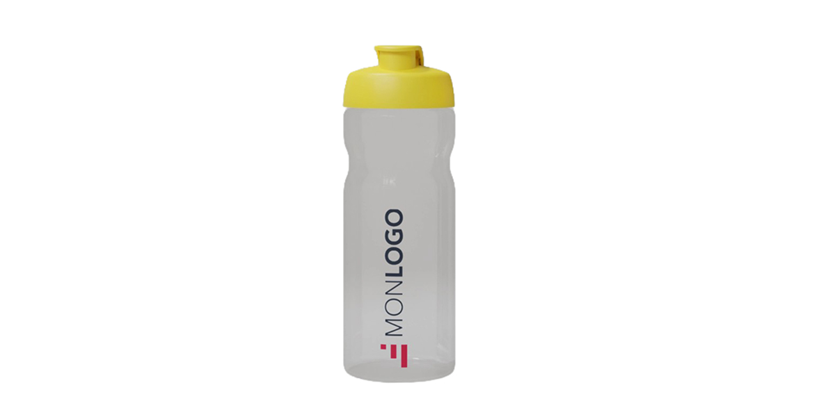 Bouteille de sport H2O Active® Base Tritan™ de 650 ml à couvercle à clapet