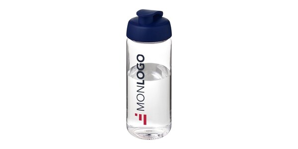 Bouteille de sport H2O Active® Octave Tritan™ de 600 ml avec couvercle à clapet