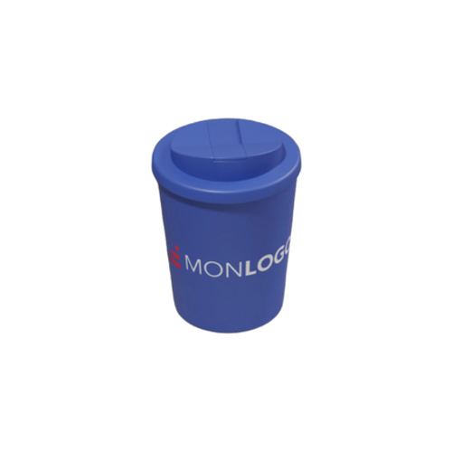 Gobelet recyclé Americano® Espresso Eco de 250 ml avec couvercle anti-déversement