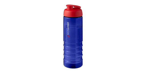 Bouteille de sport H2O Active® Eco Treble de 750 ml avec couvercle à bascule