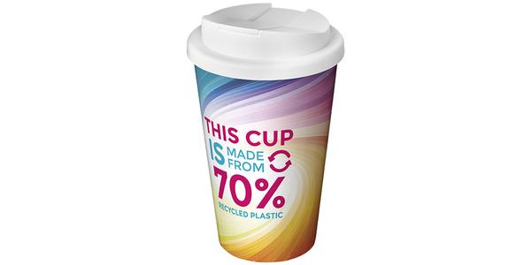 Gobelet avec isolation Brite-Americano® Eco de 350 ml et anti-déversement