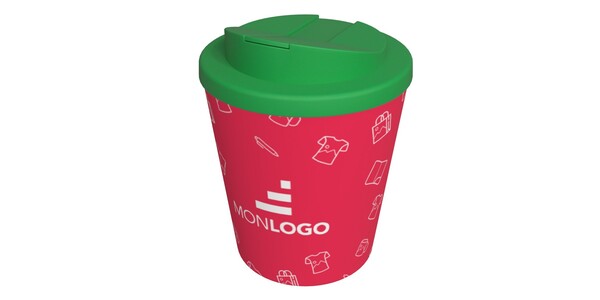 Gobelet avec isolation Brite-Americano Espresso Eco de 250 ml et anti-déversement