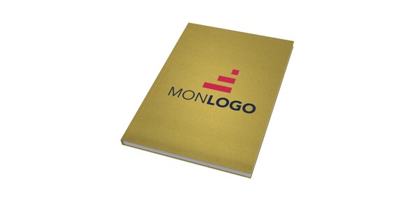 Cahier A5 Novella Austen à couverture souple métallisée de 100 feuilles