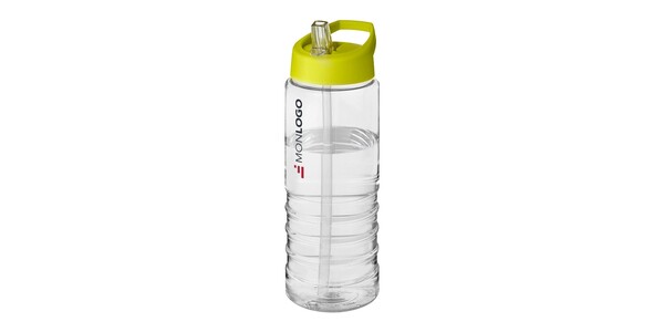 Bouteille de sport H2O Active® Treble 750ml couvercle verseur 