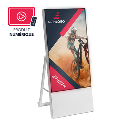 Chevalet totem vidéo multimédia