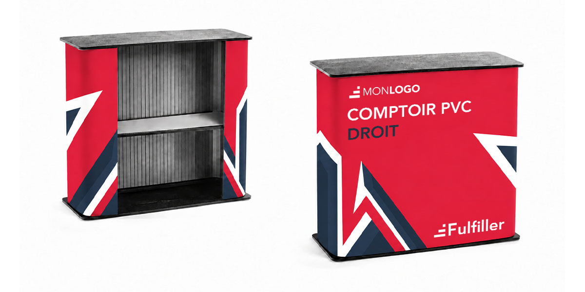 Comptoir PVC droit