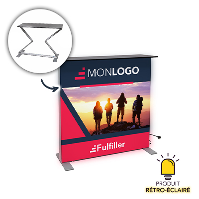 Comptoir LED pliable