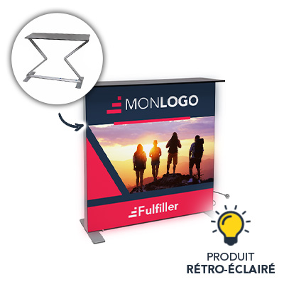 Comptoir LED pliable