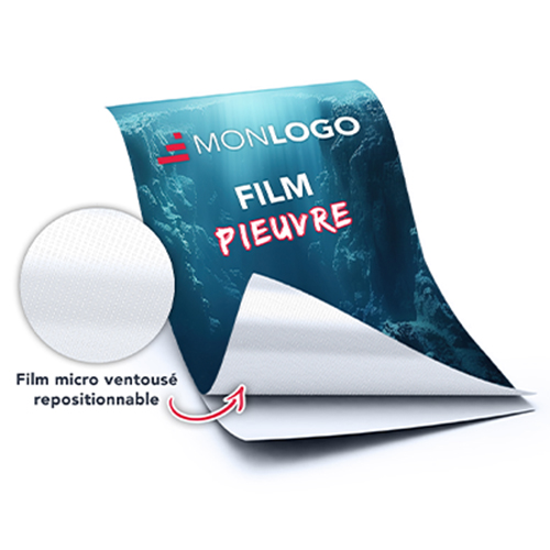 Film pieuvre micro ventousé repositionnable
