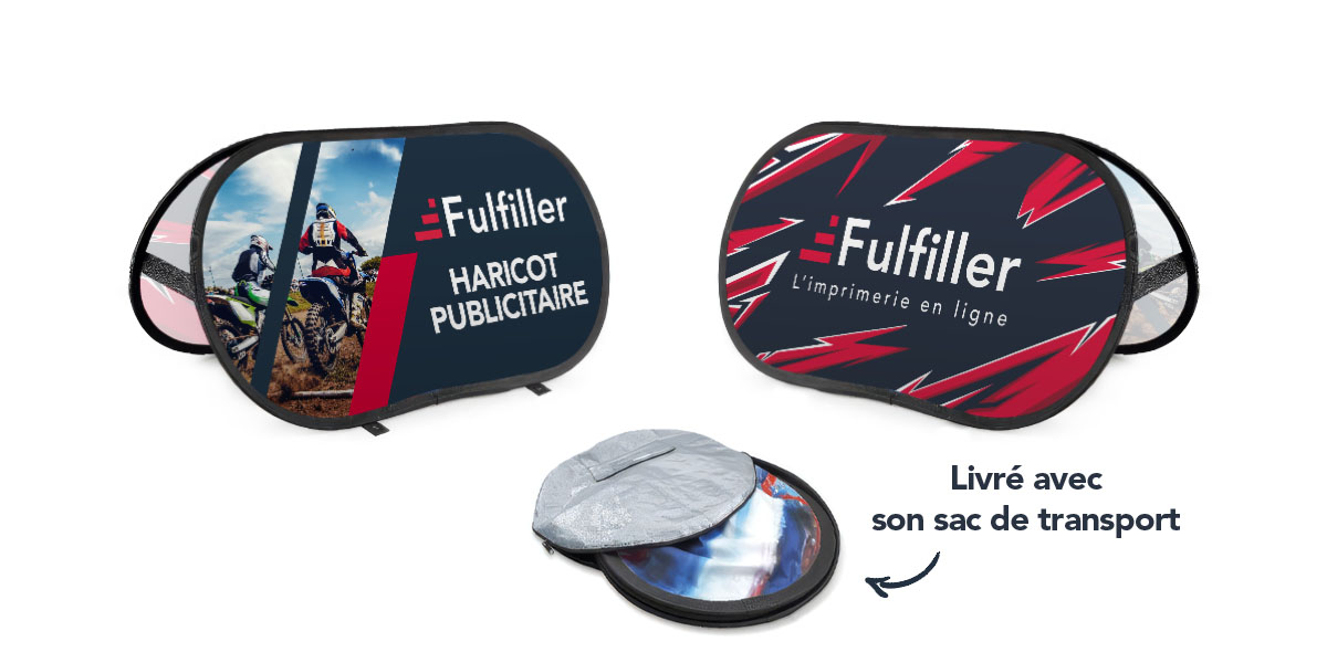 Haricot publicitaire extérieur